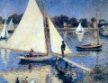 voiliers à argenteuil Pierre Auguste Renoir